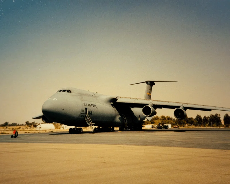 C-5 Galaxy on the tarmac